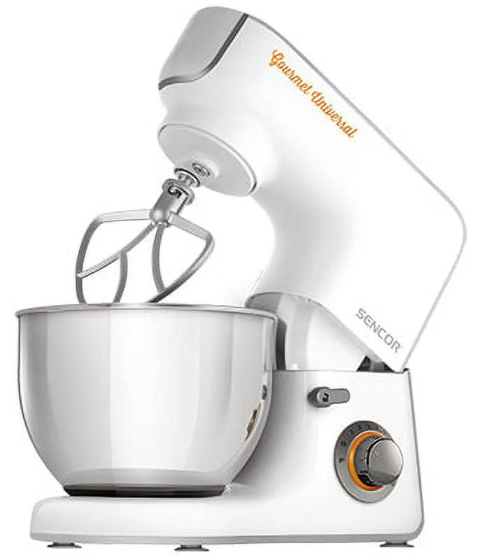 White 5.8 qt. Stand Mixer with 10 Accessories E2471