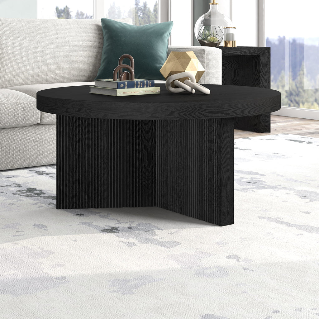 Black Grain Coffee Table W61405