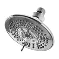 6-Setting Large Chrome Shower Head with Rub-Clean Nozzles Z8986