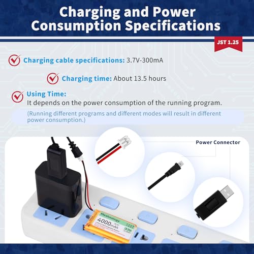 ESP32 LoRa V3 Development Board with 4000mAh Battery and USB Charger Cable Set F458