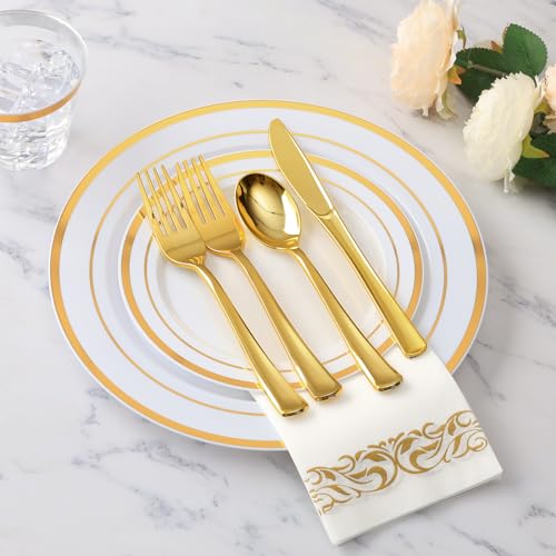 700 Piece Silver Disposable Plastic Dinnerware Set S97498