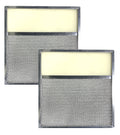2-Pack 11 x 12 x 3/8 Aluminum Range Hood Grease Filters N678355