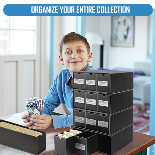Trading Card Storage Boxes with Dividers A1905