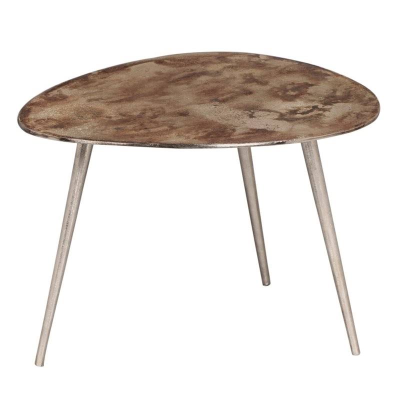 Industrial Modern Aluminum End Table G8103
