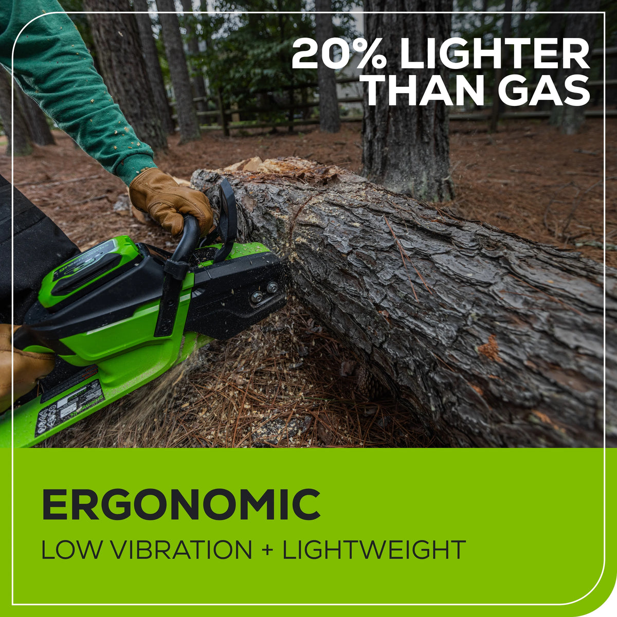 60V Brushless Chainsaw with 2.5 Ah Battery & Charger B86148