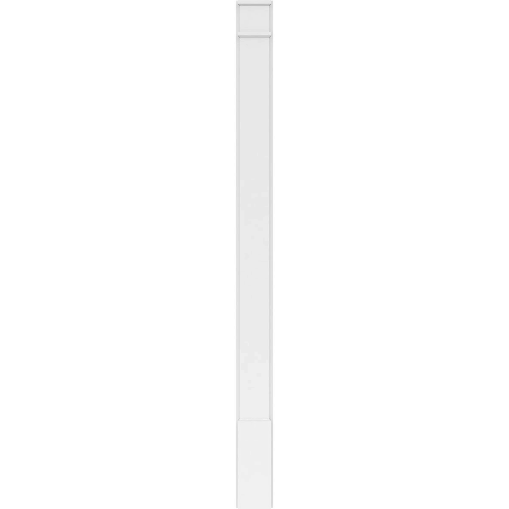 Plain PVC Pilaster with Standard Capital & Base (Pair) O58833