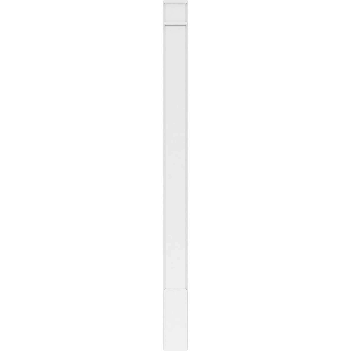Plain PVC Pilaster with Standard Capital & Base (Pair) O58833