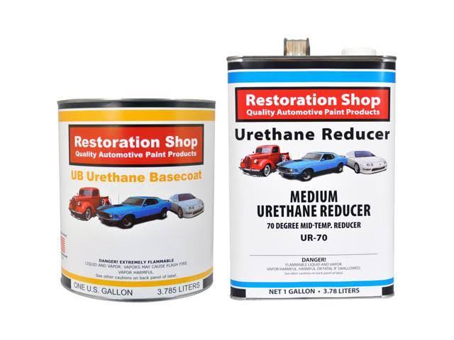 Molten Red Metallic Urethane Basecoat Clearcoat Car Auto Paint Complete Medium Gallon Kit F532291