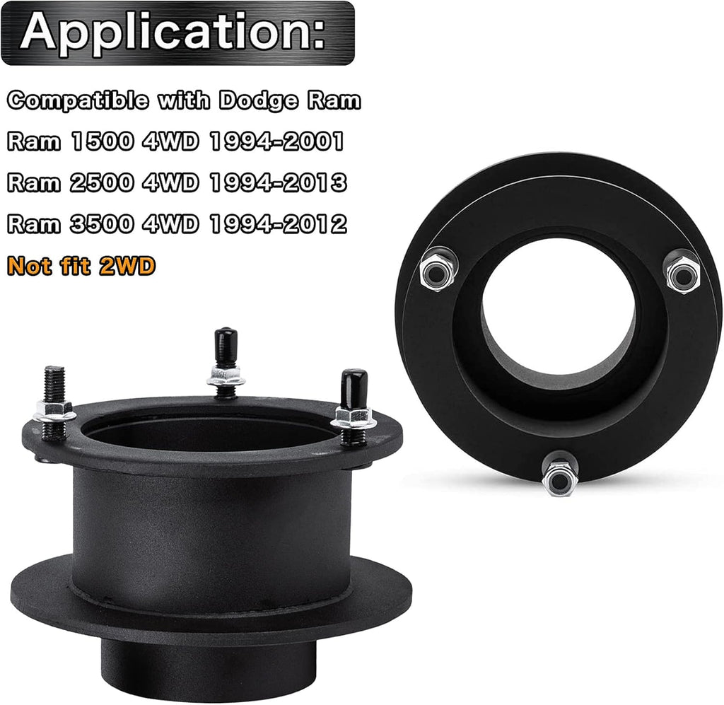 2.5 Front Leveling Lift Kits for 4WD Dodge Ram Trucks I798483