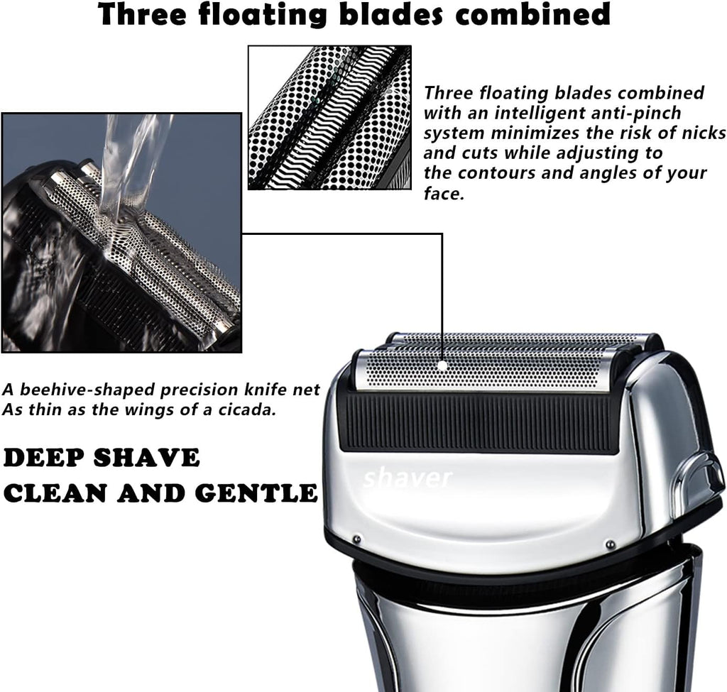 Silver Electric Foil Shaver, Pack of 2 M21388