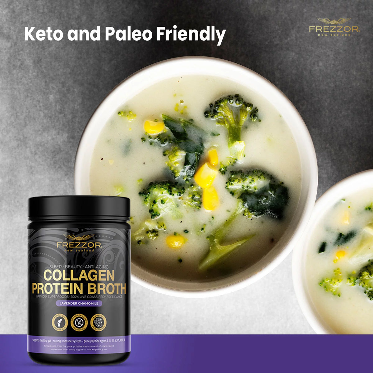 Grass-Fed Collagen Protein Bone Broth Protein Powder Q12358
