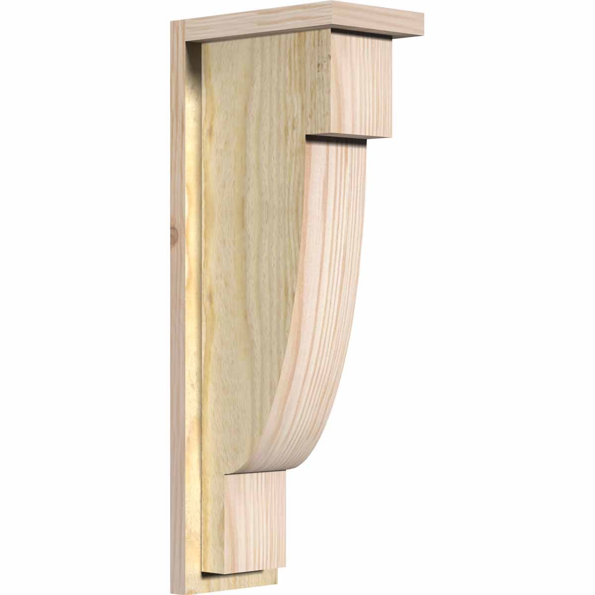 Alpine Rough Sawn Corbel with Backplate, Douglas Fir C837894