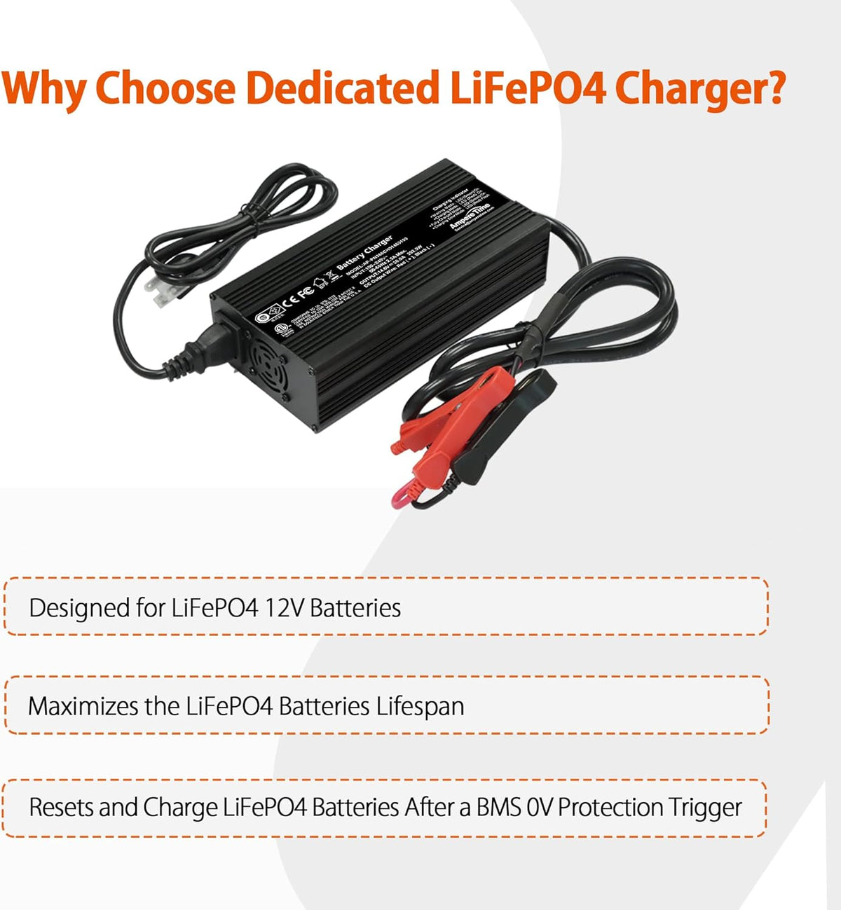 14.6V 20A Lithium Iron Phosphate Battery Charger I897147