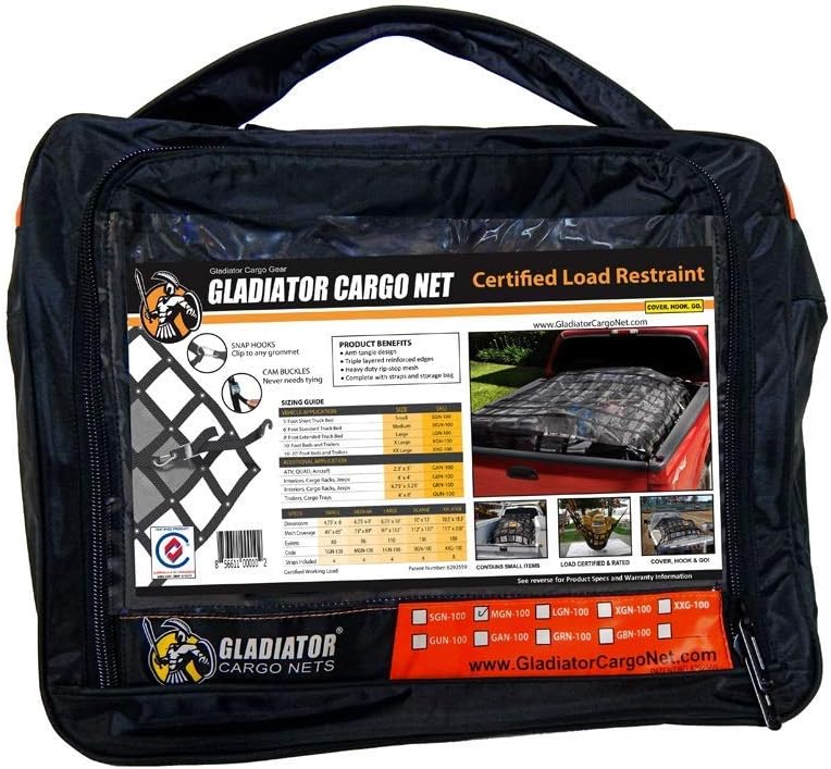 Waterproof Heavy Duty Truck Cargo Net Tarp Small 4.75' x 6' E5645