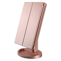 Tri-Fold Lighted Vanity Mirror with 21 LED Lights X2204