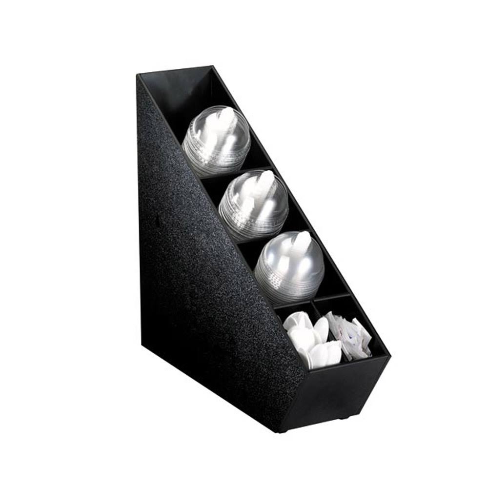Narrow Countertop Domed Lid Straw Condiment Organizer P865026