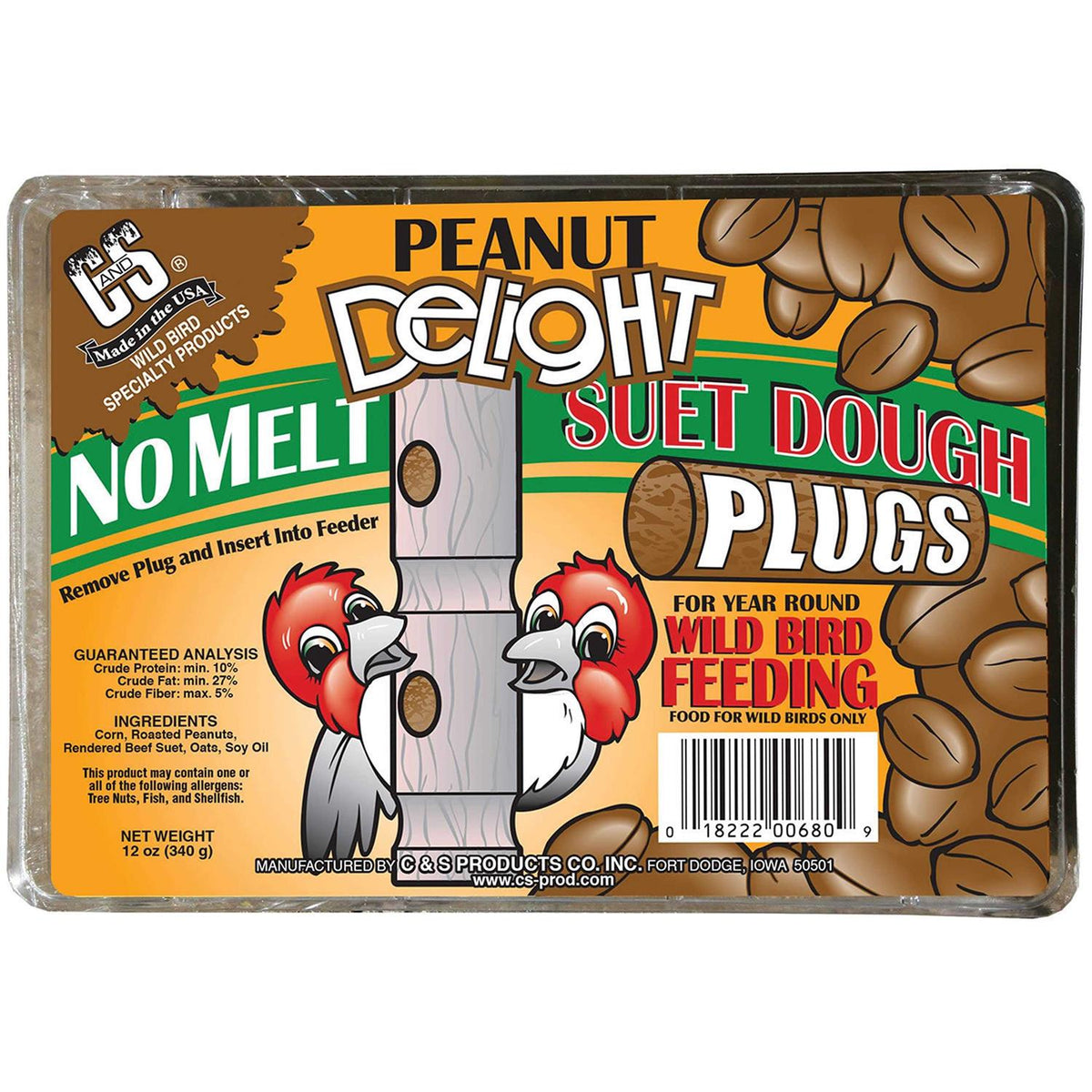 No-Melt Suet Dough Plug O551