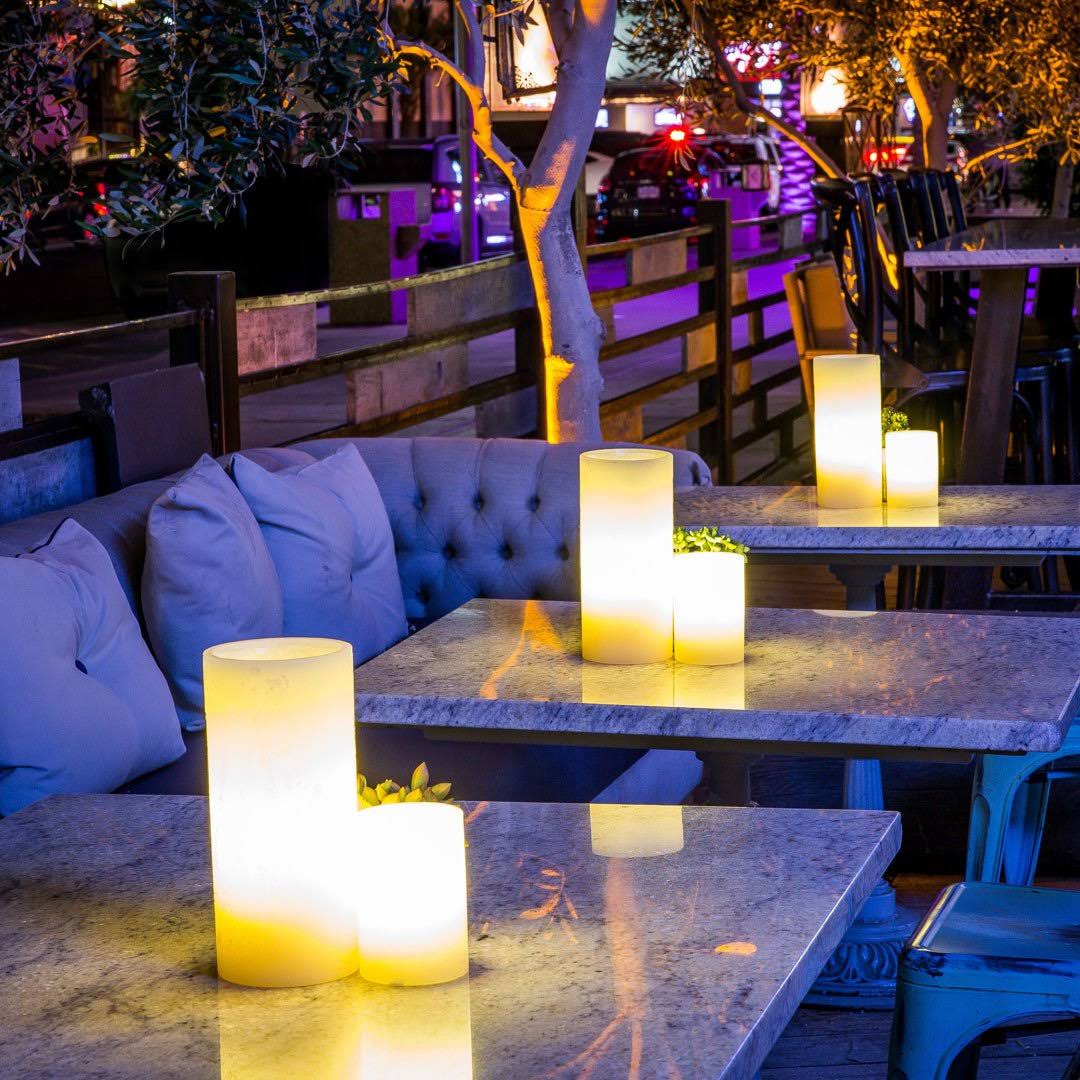 Set of 12 Flameless Candle D43694