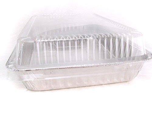 Disposable Aluminum 13 x 9 x 2 Cake Pan with Clear Plastic Lid N4408