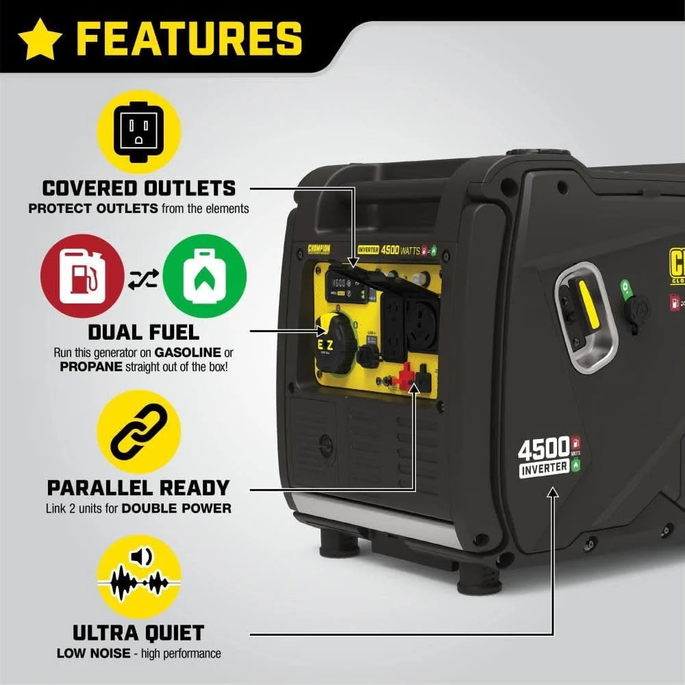 4500-Watt Dual Fuel Inverter O467