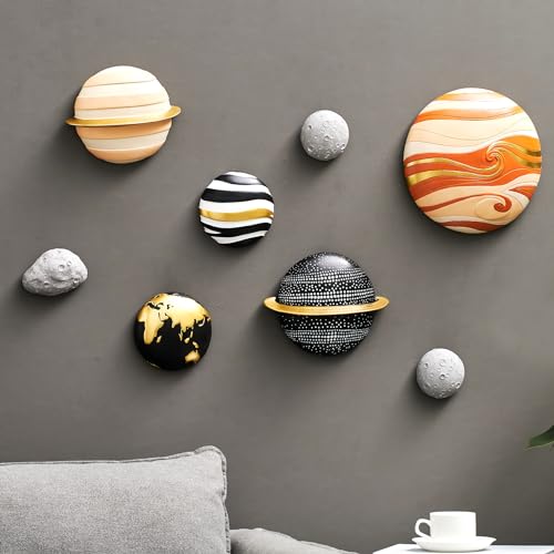 4Pcs Outer Space Planets Wall Decor C242928