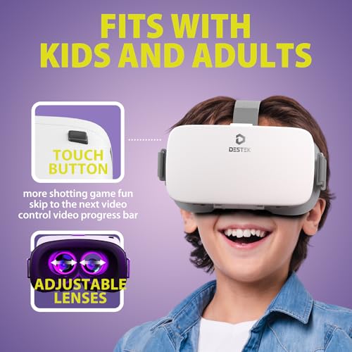 White VR Headset with Controller V311122