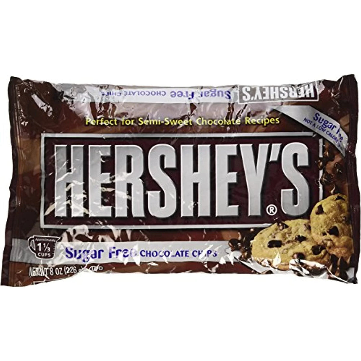 8-Ounce Bags (Pack Of 6) Semi Sweet Sugar Free Chocolate Baking Chips P2787