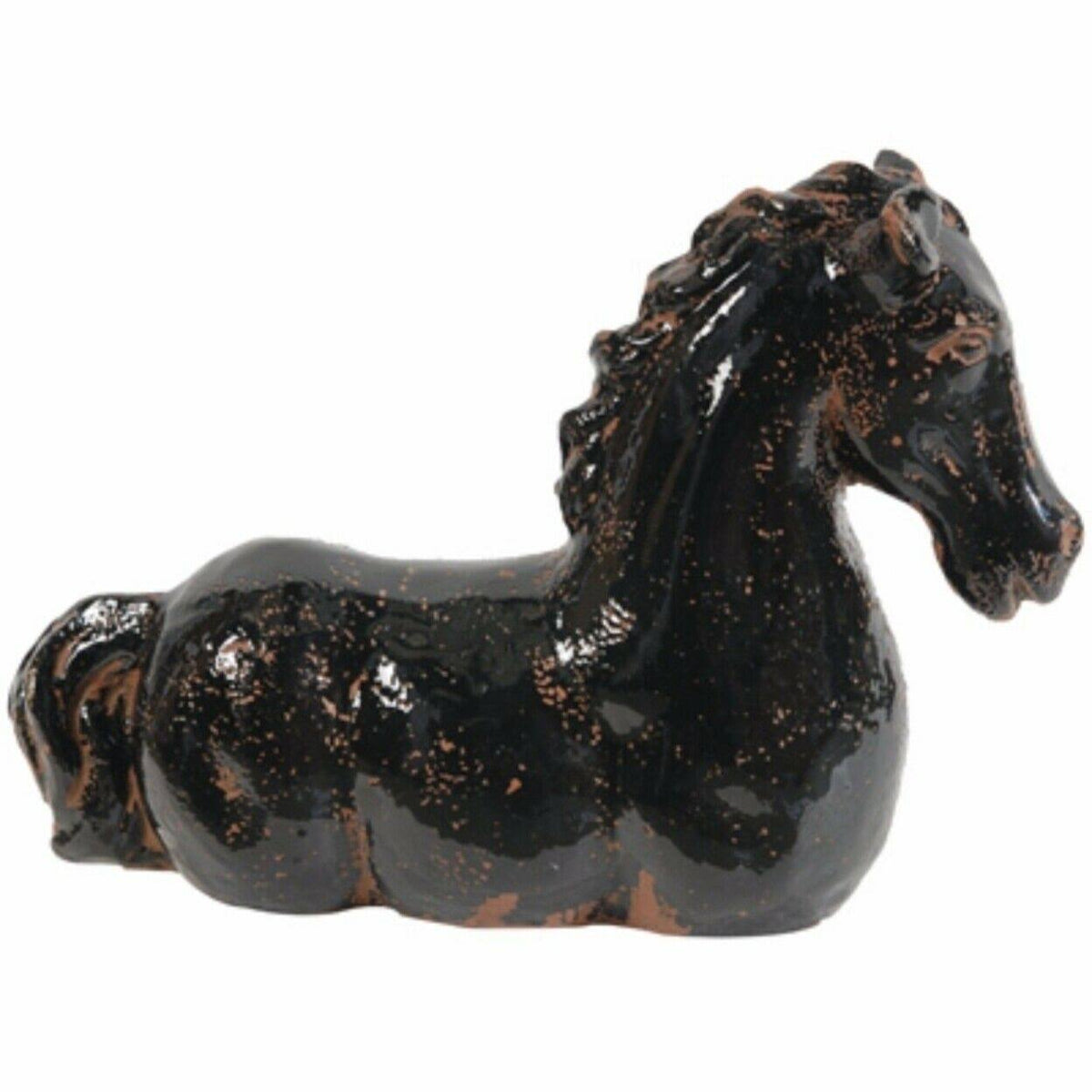 Black Home Horse Statue E4466