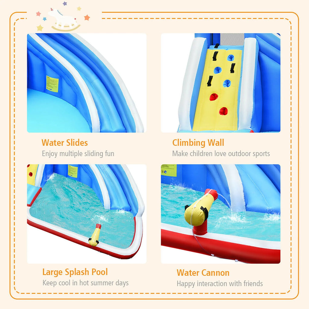 Inflatable Water Slide Bounce House Castle Splash Water Pool V3620
