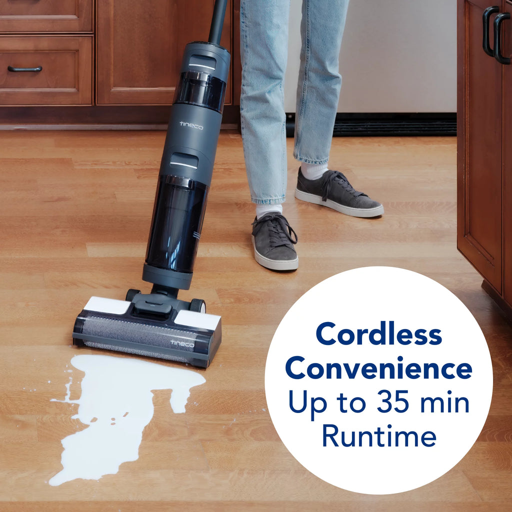 Cordless Wet/Dry Vacuum Cleaner and Floor Washer - Black O2075