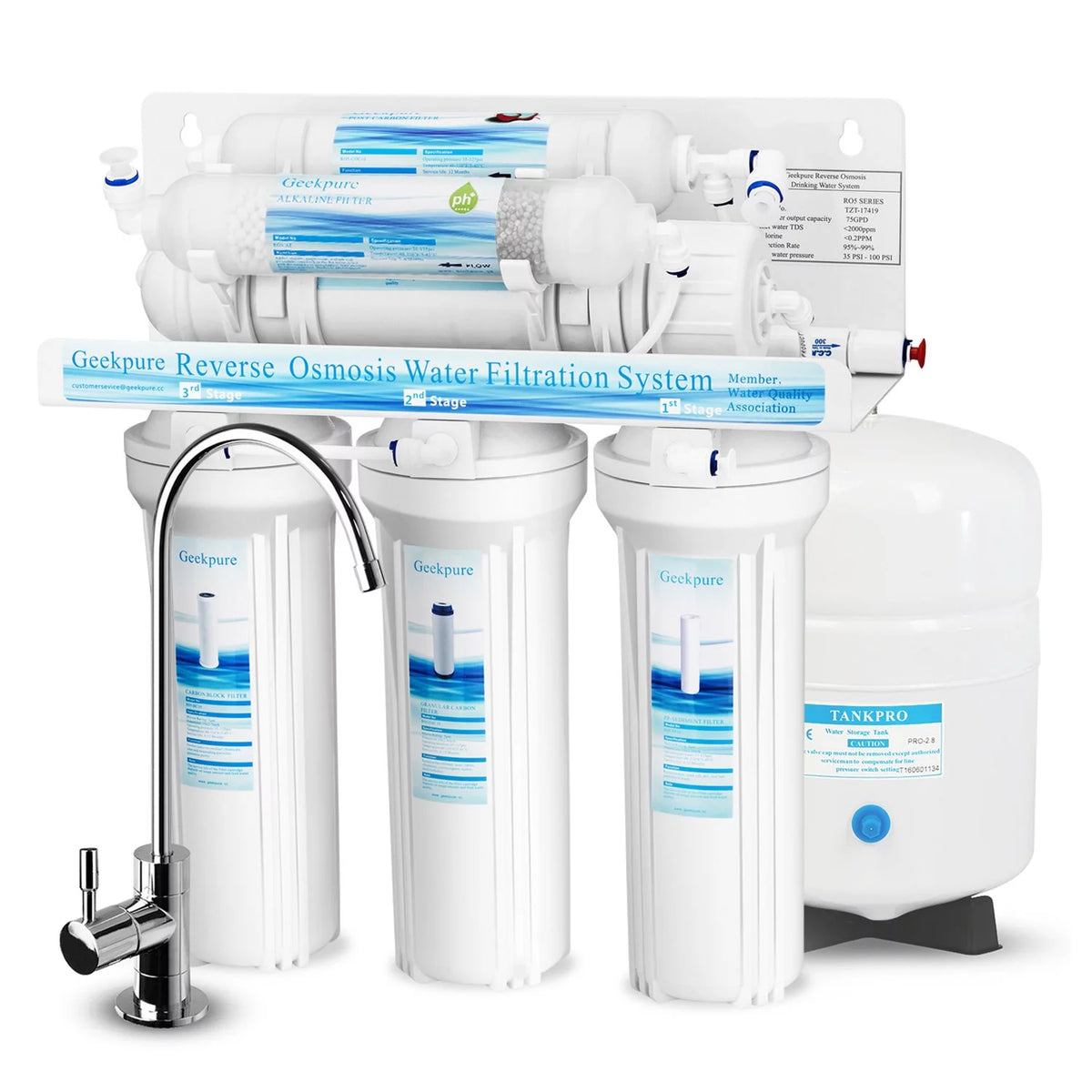 6-Stage Reverse Osmosis Water Filter System P77722