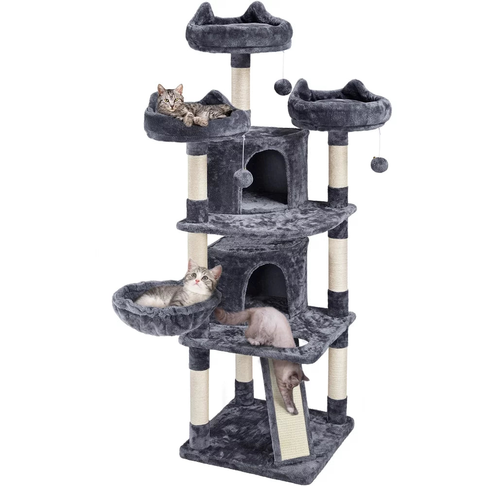 Dark Gray Cat Tree Q927