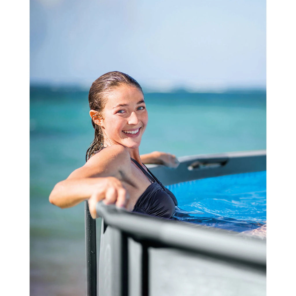 16' x 48 Above Ground Pool Set with Sand Filter Pump A68416