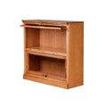 Golden Oak 2 Shelf Solid Wood Bookcase F380
