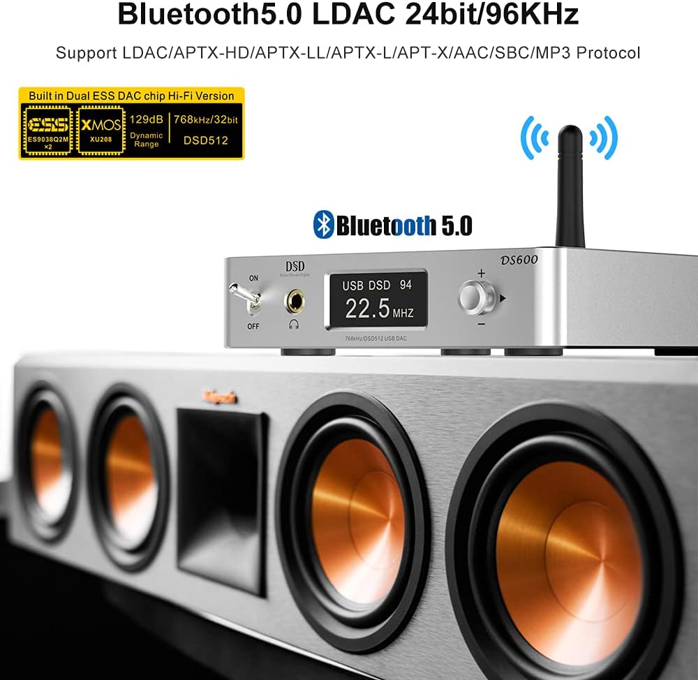HiFi DAC & Headphone Amplifier with Remote Control H238096