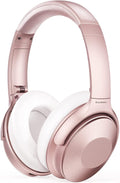 Pink Bluetooth Noise Canceling Headphones with Mics M759