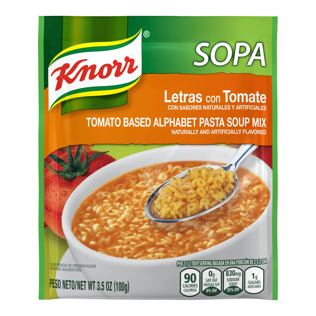 Tomato Based Alphabet Pasta Soup Mix 3.5 oz (Pack of 12) D28174