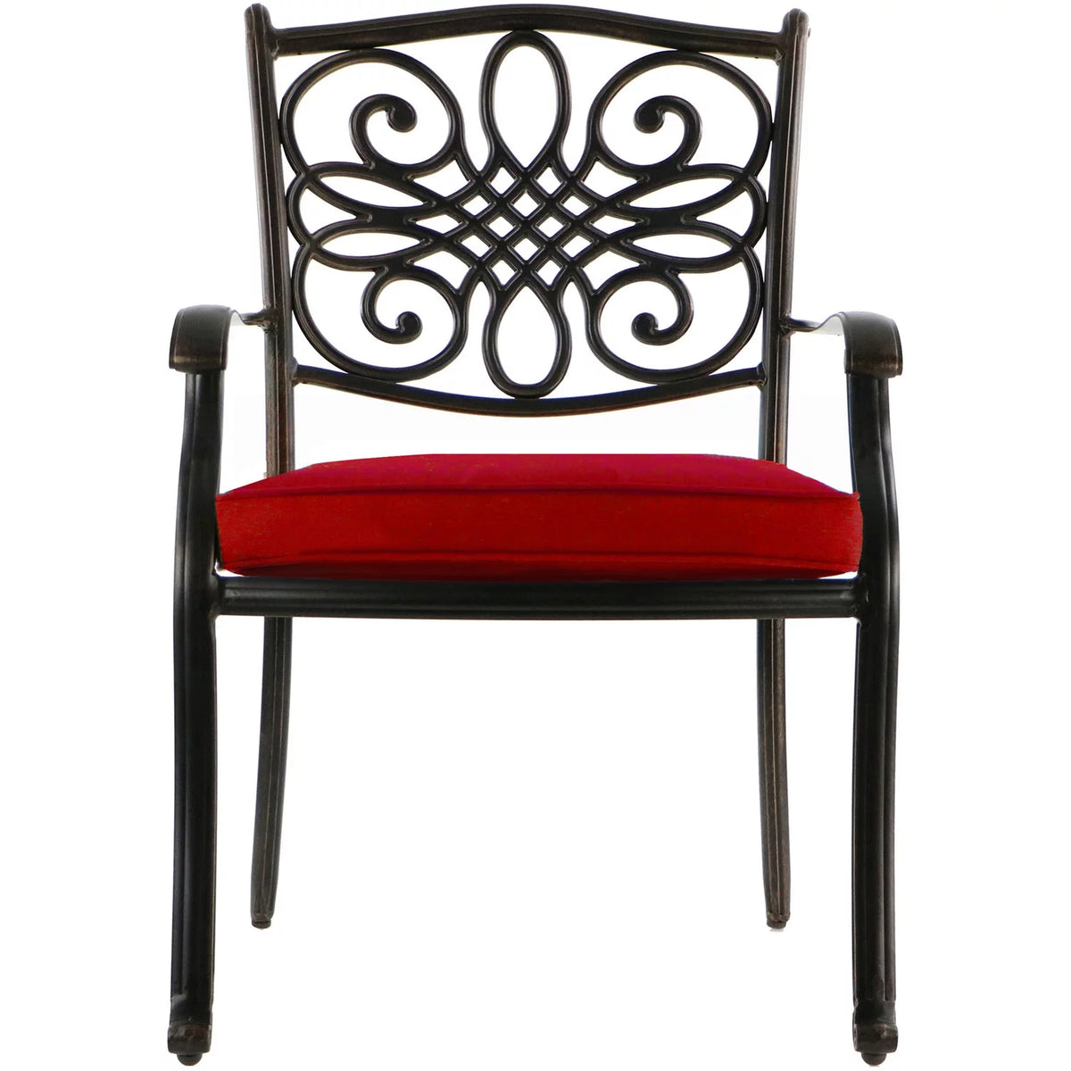11-Piece Outdoor Dining Set with Cast-Top Table and Chairs V74932