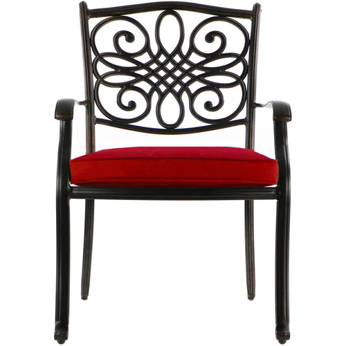 11-Piece Outdoor Dining Set with Cast-Top Table and Chairs V74932