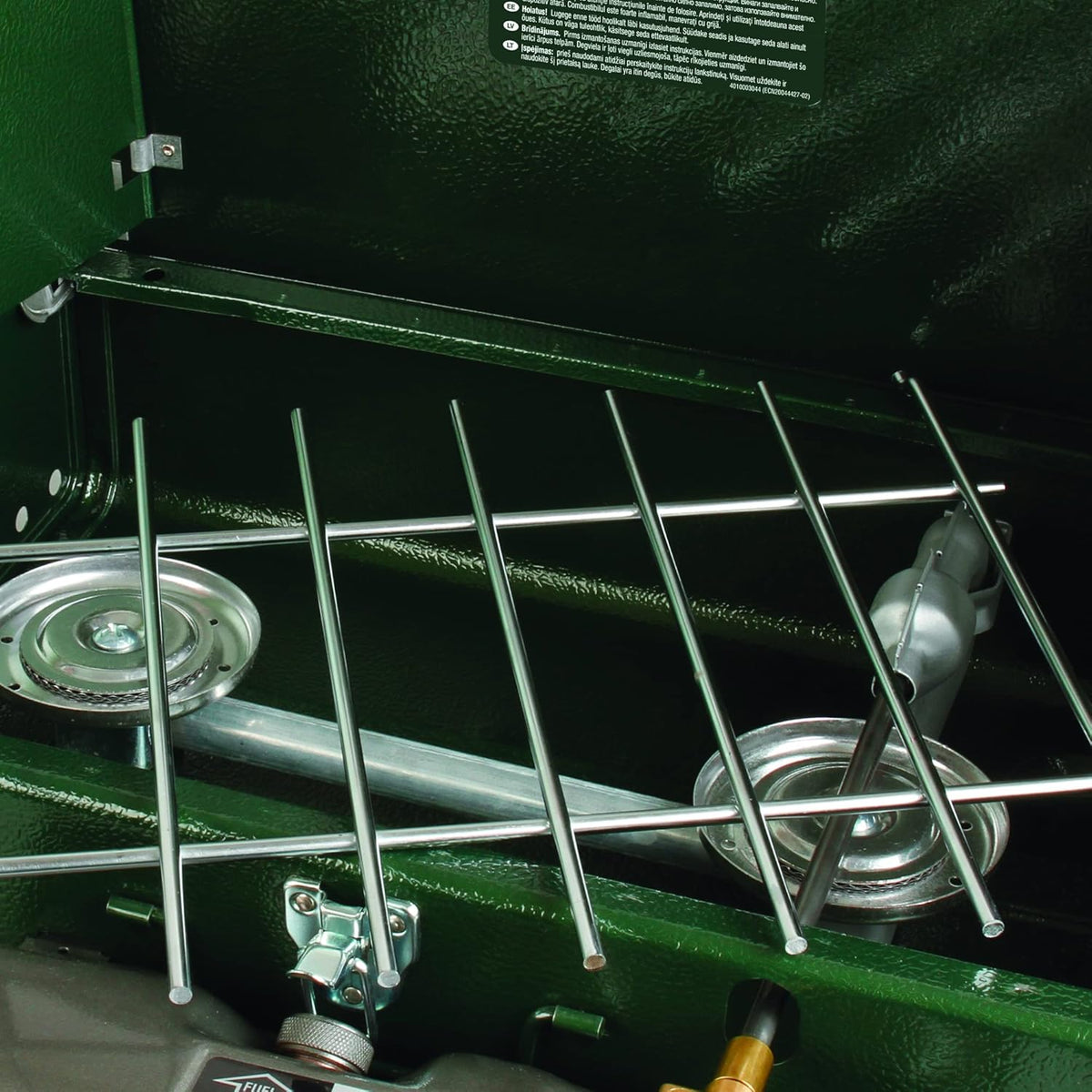 Green Double Burner Fuel Stove S4821
