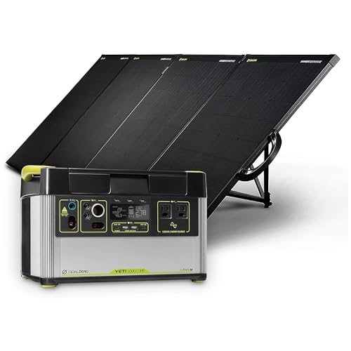 Portable Power Station, 1,000 W, Solar-Powered Generator E2066