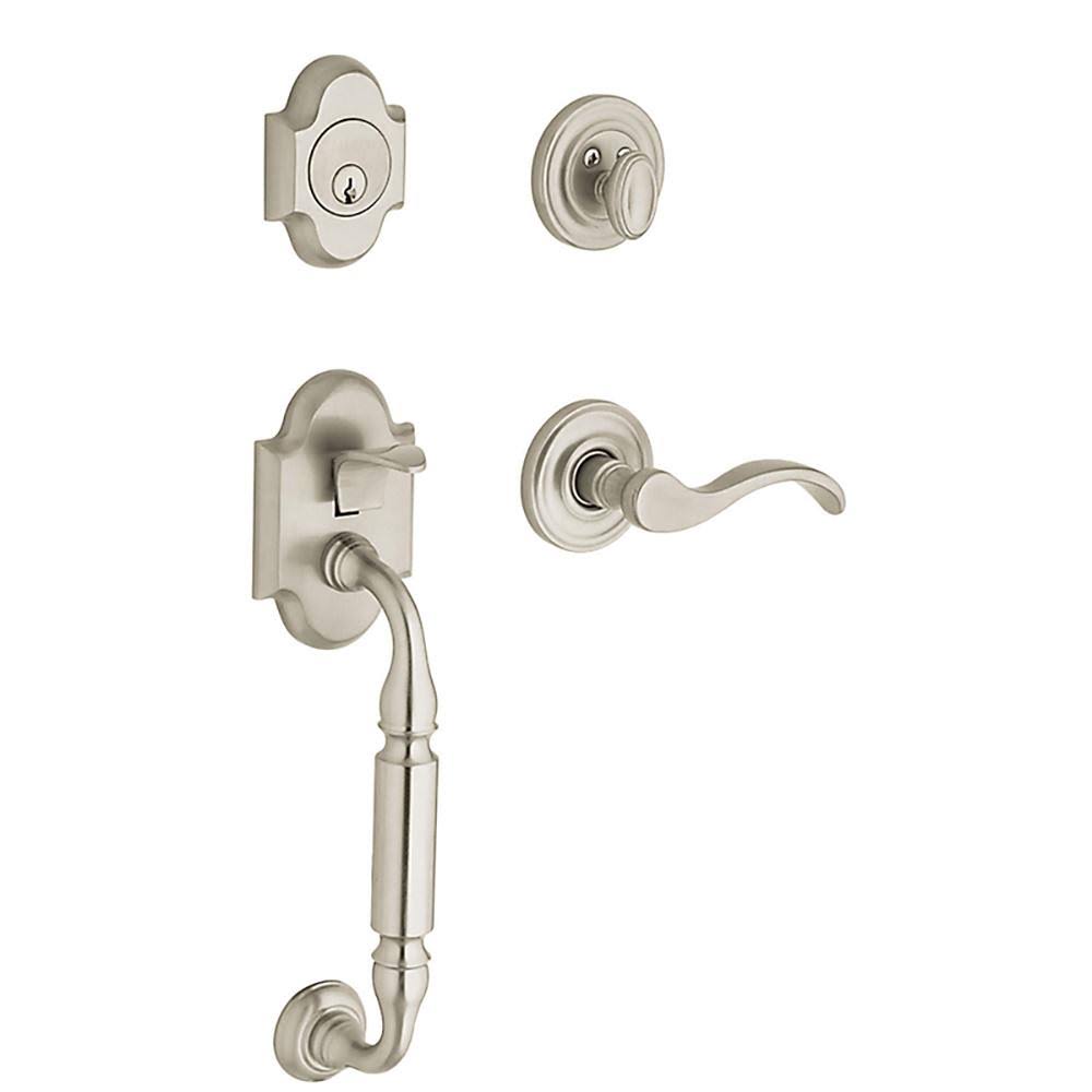 Satin Nickel Handleset O33112
