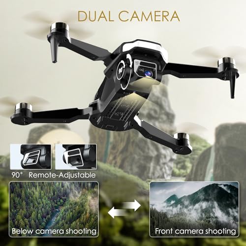 Brushless Motor Drone with Camera, 1080P HD Camera, 2 Batteries, Carrying Case D86195