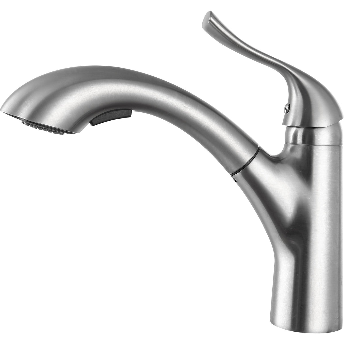 Brushed Nickel Single-Handle Pull-Out Sprayer Kitchen Faucet K304