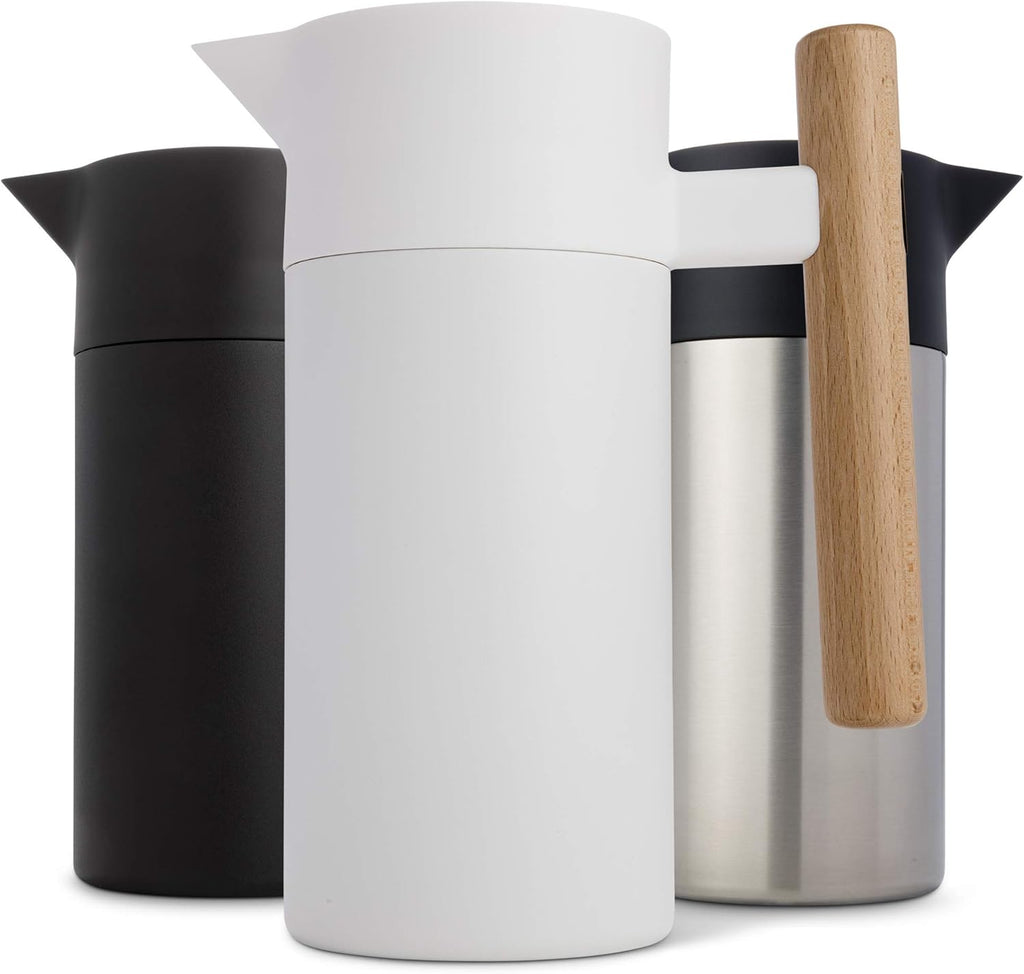 40 Oz Stainless Steel Double Walled Vacuum Insulated Thermal Coffee Carafe R82527