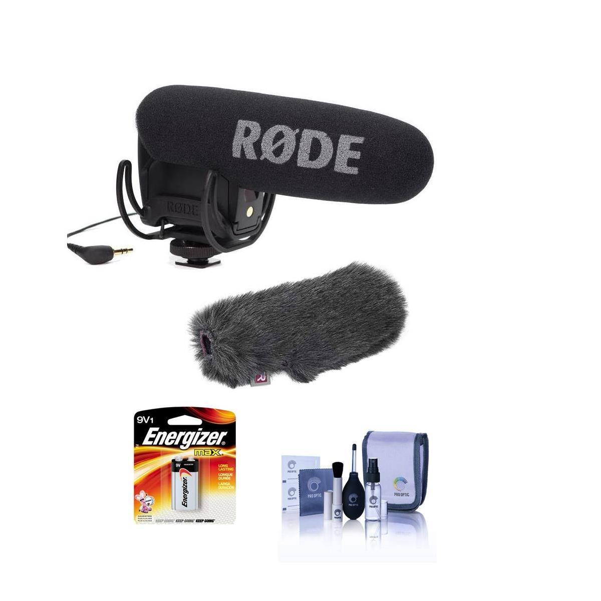 On-Camera Shotgun Microphone with Suspension Mount & Windjammer R9787