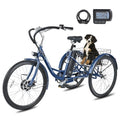 24 & 26 inch 350W 7 Speed Electric Tricycle E663