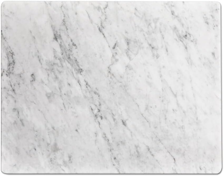 Natural Marble Pastry White Cheese And Cutting Serving Board 16x20 Inch Pack of 2 W42880