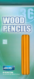 Wood Pencils, 36ct, Unsharpened, Case Pack of 48 L170