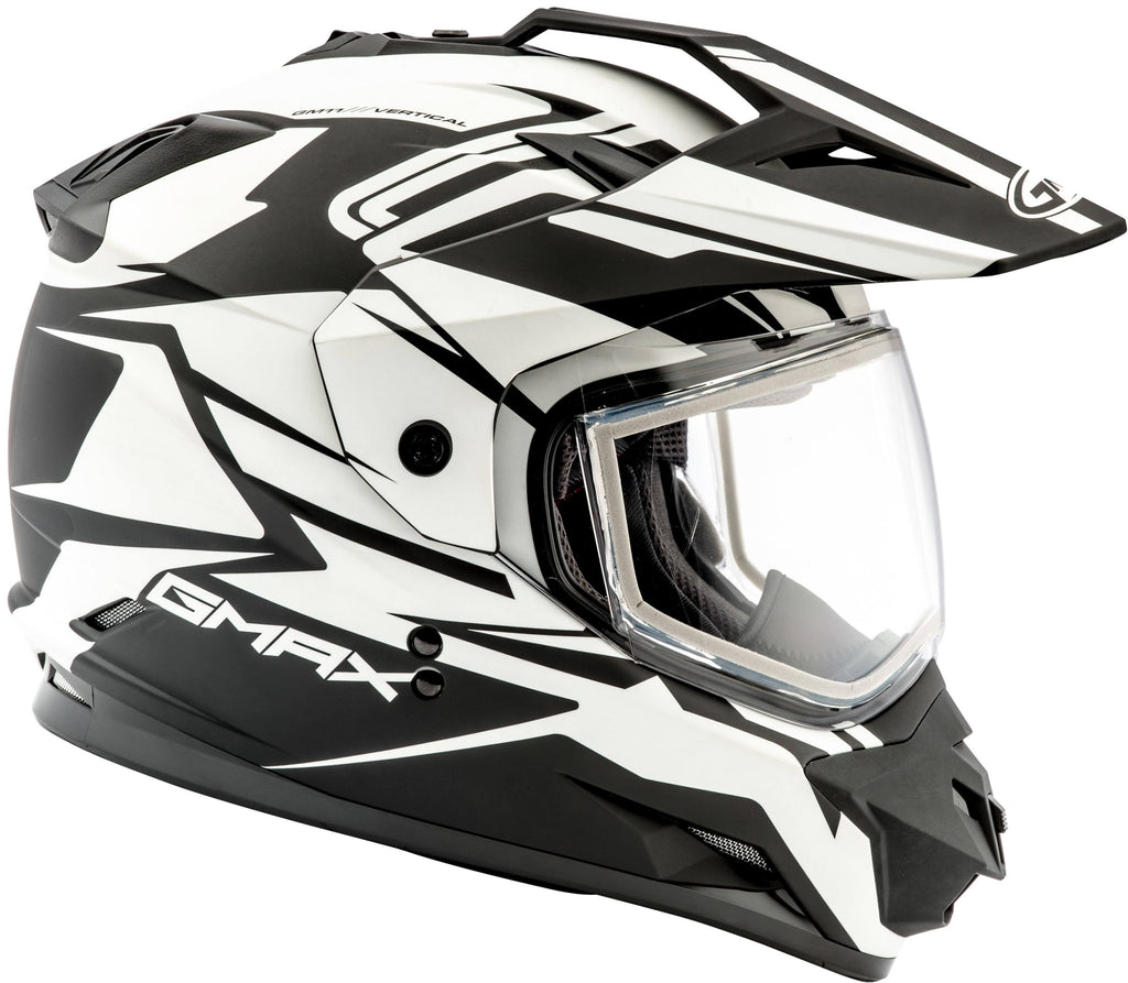 Vertical Dual Sport Snow Helmet 2XL Black/White S613731